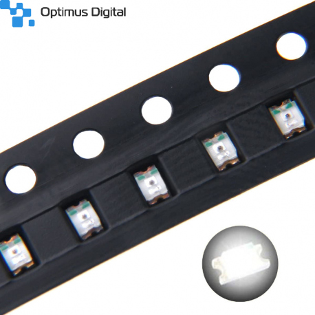 Set 10 LED-uri Albe 0805