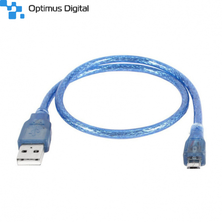 Micro USB Blue Cable 50 cm