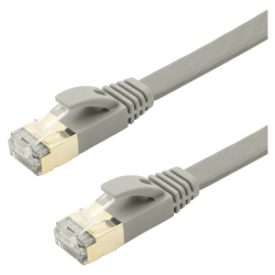2 meters Flat CAT6 UTP Patch Cable Gray