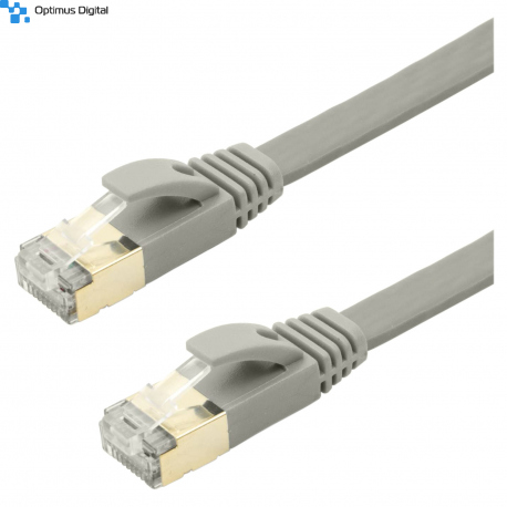 20 meters Flat CAT6 UTP Patch Cable Gray