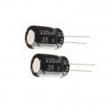 Electrolytic Capacitor 220 uF, 35 V