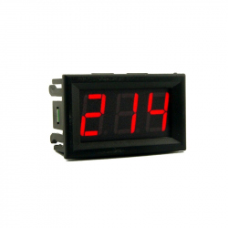 Red Panel Voltmeter (4.5 - 120 V)