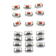 3 x 6 x 2.5 mm SMD Button (Red)