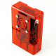 Carcasa pentru RPi 3 Model B+ Transparenta - Rosie