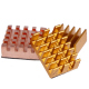 Aluminum and Copper Heatsink Set for Raspberry Pi 4 (Orange Color)