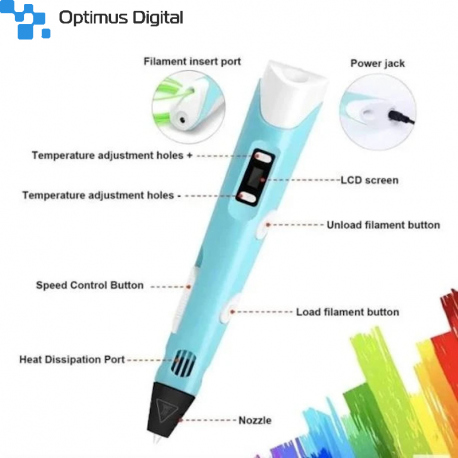 3D Printing Pen (Blue)