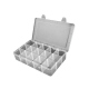 Cutie din Plastic cu 15 Compartimente (17.4 x 9.8 x 2.2 cm)