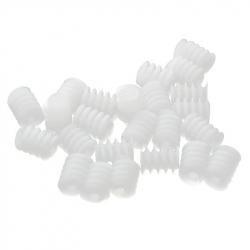 Roată Melcată din Plastic 6x8 mm