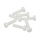 Șurub cu Cap Rotund din Plastic M2 Alb de 15 mm