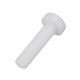 Șurub cu Cap Rotund din Plastic M2 Alb de 20 mm