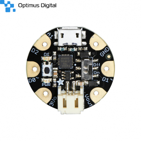 Adafruit GEMMA v2 - Placa Electronica în Miniatura pentru Dispozitive Portabile