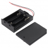 Battery Case with Cover (3 x R6)