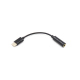 Cablu Adaptor USB Tip C la Audio Negru