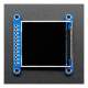 Ecran TFT LCD Adafruit 1.54" 240x240 cu Unghi Larg de Vizualizare și Slot Card MicroSD (ST7789)