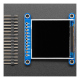 Ecran TFT LCD Adafruit 1.54" 240x240 cu Unghi Larg de Vizualizare și Slot Card MicroSD (ST7789)