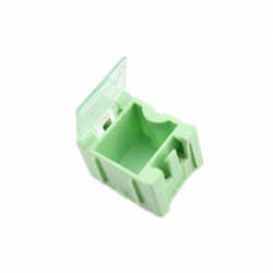 Cutie de Stocare Verde pentru Componente Electronice 25x31.5x21.5 mm