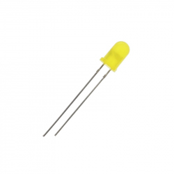 3 mm Yellow LED (Diffused Lens)