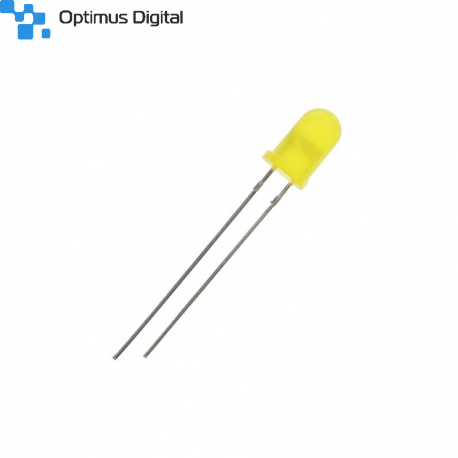 3 mm Yellow LED (Diffused Lens)