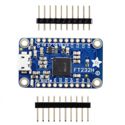 Placă Minimală Adafruit FT232H - Convertor USB către GPIO, SPI și I2C