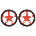 Wheel 60×8mm Pair - Red