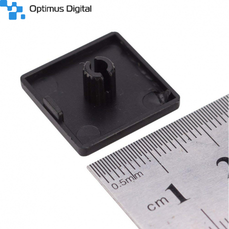 Black Plastic Cover for 20x20 mm V-Slot Profiles