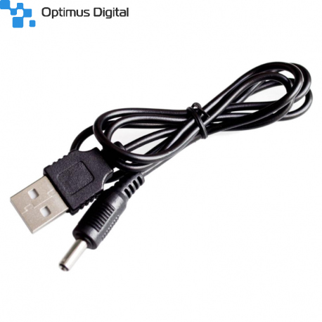 USB to 3.5 mm DC Jack Converter Cable