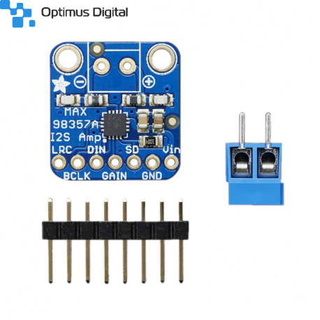 Modul cu Amplificator Adafruit I2S de 3 W în Clasa D MAX98357A
