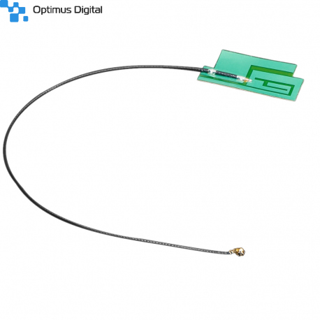 Antenă Adafruit GSM Quad-Band cu Câștig 3dBi și Fir de 200 mm