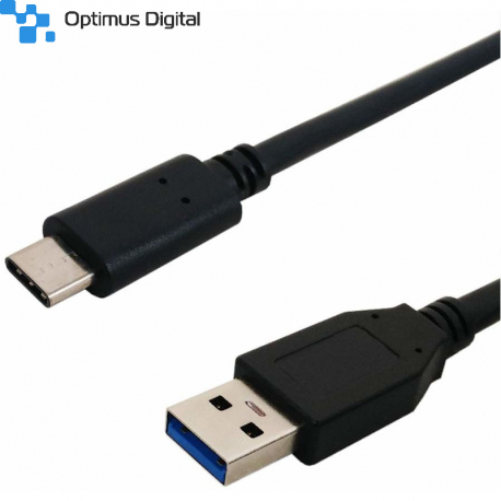 Cablu adaptor USB 3.0 Tip-C catre Tip-A GEN1 5G 0.5 m Negru
