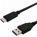 Cablu adaptor USB 3.0 Tip-C catre Tip-A GEN1 5G  1.5m Negru