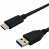 Cablu adaptor USB 3.0 Tip-C catre Tip-A GEN1 5G  1.5m Negru