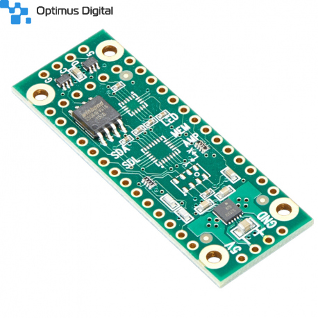 Shield PJRC cu Amplificator Audio, Memorie Flash și Driver LED pentru Teensy 3.2 și Teensy-LC