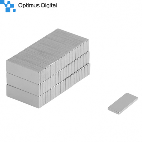 Magnet Paralelipipedic din Neodim 15x5x1 mm N38