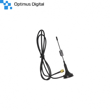 Antenă de 433 MHz cu Câștig de 5 dBi și Cablu de 0.5 m