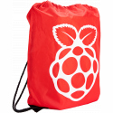 Red Raspberry Pi Drawstring Bag