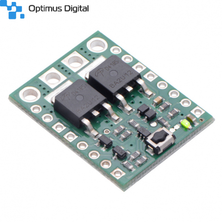 Comutator Big MOSFET MP cu Protecție la Alimentare Inversă și Push Button