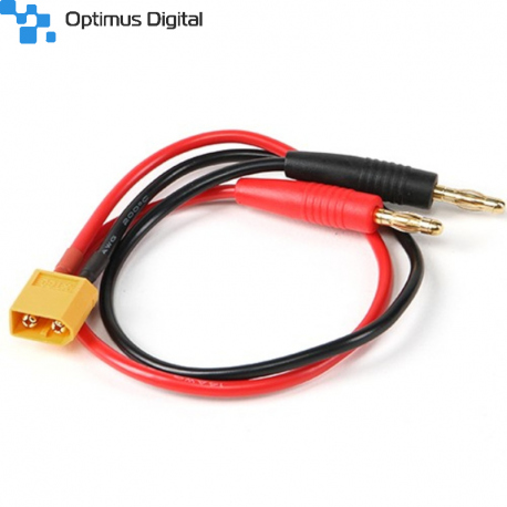 Charge Cable W/ Male XT60   4mm Banana Plug