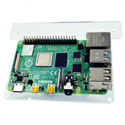 Mount Device on Monitor Back for Raspberry Pi 4, Compatible with Multicolored Cases