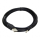 USB AM to 3.5 mm Power Plug Cable, 1.8 m, Black Color