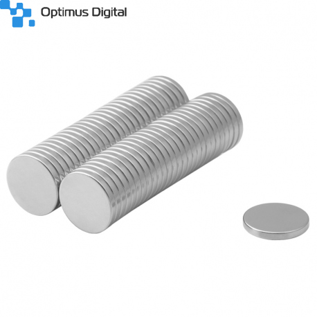 15 Neodymium Magnets 15x2mm – Strong Rare Earth Magnets For Crafts, FIMO, Ceramics