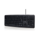 Standard Keyboard, USB, US Layout, Black