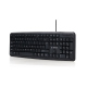 Tastatură Neagră Standard USB, Layout US