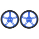 Wheel 60×8mm Pair - Blue