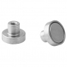 Magnet Oala 16x4.5 mm cu Filet Intern M4