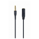 Adaptor Audio Jack 3.5 MM 4 Pini Cross-Over Negru 0.18M