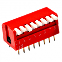 Red DIP Switch (8p)