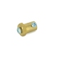 4 mm Golden Coupling Hub for 3 mm Motor Shaft