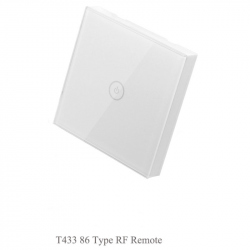 T1 EU: 1-2 Gang WiFi RF Smart Wall Touch Light Switch Switch Gang T433 86 Type RF Remote