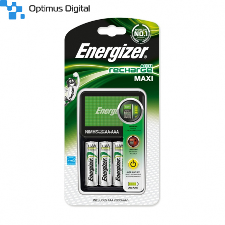 Charger Set For Energizer Maxi With 4 Battery R6/AA 2000 mAh
