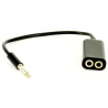2 x 3.5mm Jack to 1 x 3.5mm Jack Adapter